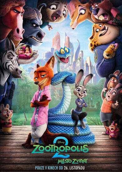 Film Zootropolis: Město zvířat 2, Cinema City Brno. Magazín KULTINO* Brno