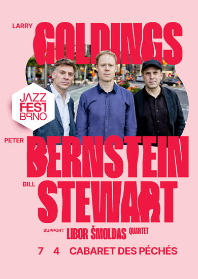 Hudba Larry Goldings, Peter Bernstein, Bill Stewart & Libor Šmoldas Quartet, JazzFestBrno. Magazín KULTINO* Brno
