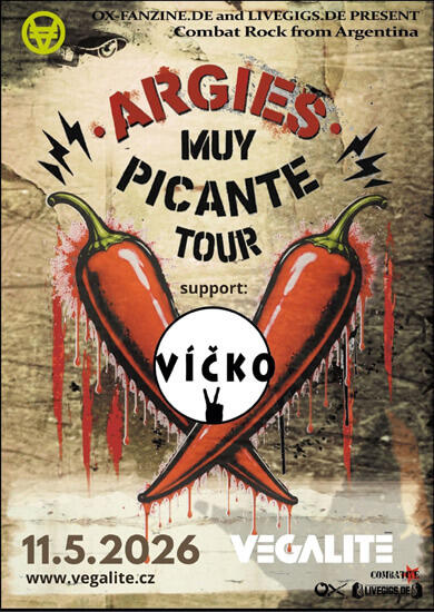 Hudba ARGIES (ARG) + VÍČKO (CZ), VEGALITÉ. Magazín KULTINO* Brno