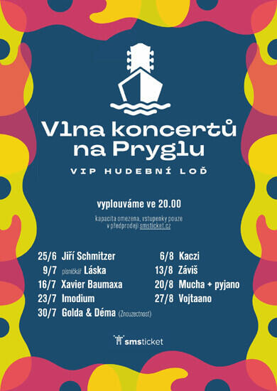 Hudba Vlna Koncertů na Pryglu - Jiří Schmitzer, Brněnská přehrada. Magazín KULTINO* Brno