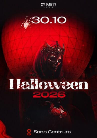 Velkolepá halloweenská kostýmová party a taneční noc v brněnském klubu Sono Centrum s tematickými dekoracemi. KULTINO*