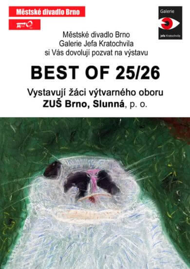 Vernisáž výstavy Best Of 25/26 žáků výtvarného oboru ZUŠ Slunná v Galerii jefa Kratochvila v Městském divadle Brno, kurátoři Alena Krhánková Petruželová a Jakub Stejskal. KULTINO*
