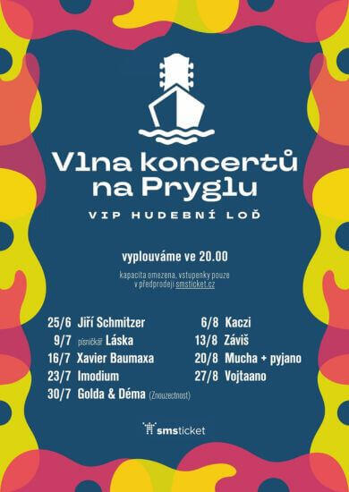 Exkluzivní VIP koncert písničkáře Lásky na palubě lodi během vyhlídkové plavby kolem hradu Veveří na Brněnské přehradě. KULTINO*