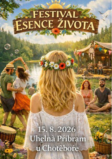 Komunitní setkání, tvořivé dílny a relaxace v přírodě během Festivalu Esence života v Uhelné Příbrami na Vysočině. KULTINO*