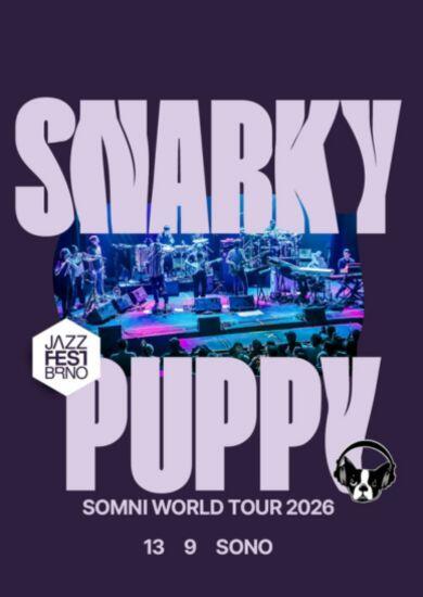 Živé vystoupení instrumentální fusion kapely Snarky Puppy na pódiu brněnského Sono Centra v rámci festivalu JazzFestBrno. KULTINO*