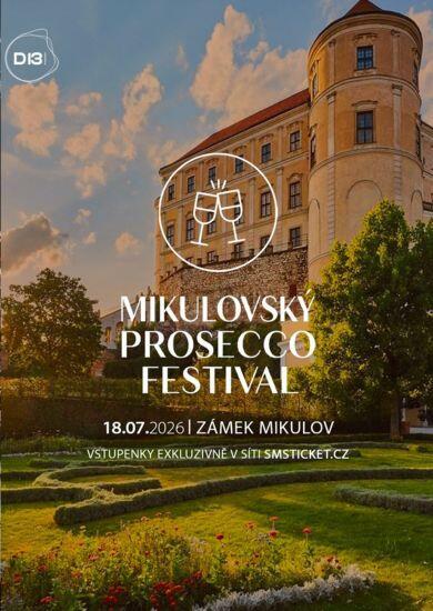Degustace šumivého vína prosecco a škola sabrage v zámecké zahradě v Mikulově s výhledem na Svatý kopeček. KULTINO*