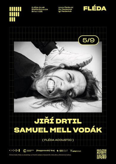 Koncert Fléda Acoustic s Jiřím Drtilem a Samuelem Mellem Vodákem v Brně. KULTINO*