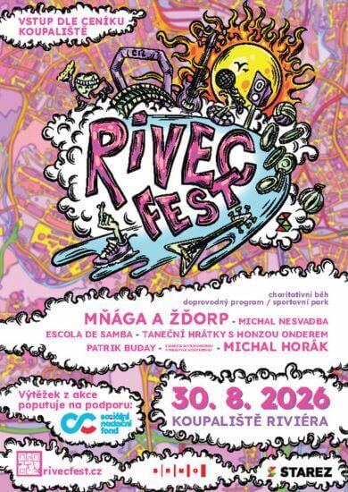 Sportovní a hudební festival RIVEC FEST na koupališti Riviéra v Brně. KULTINO*