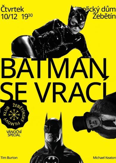 Vánoční promítání filmu Batman se vrací v Žebětínském filmovém klubu v Brně. KULTINO*
