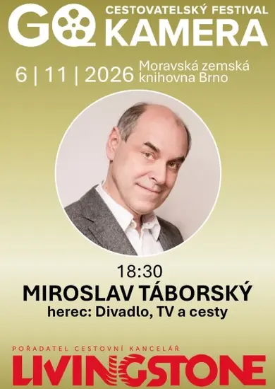 GO Kamera 2026, Miroslav Táborský, Moravská zemská knihovna Brno. KULTINO*