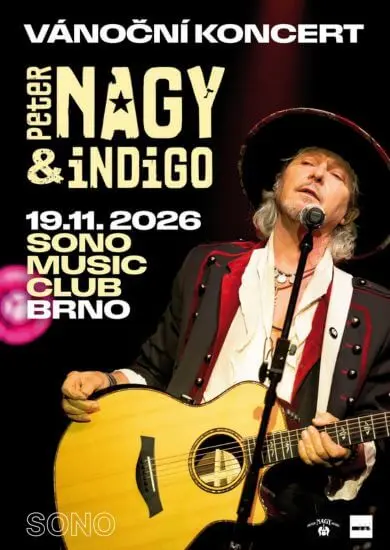 Vánoční koncert Petera Nagyho a skupiny Indigo v brněnském Sono Centru. KULTINO*