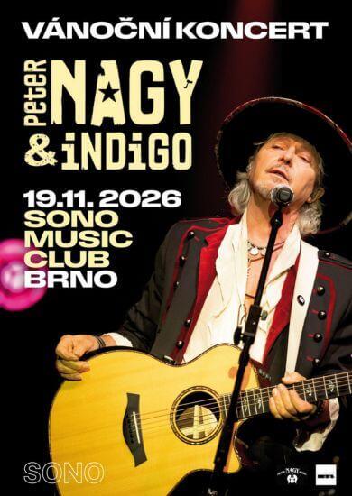 Vánoční koncert Petera Nagyho a skupiny Indigo v brněnském Sono Centru. KULTINO*