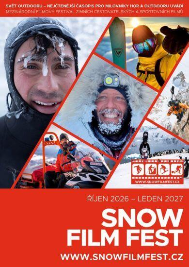 Festival horských a zimních filmů Snow Film Fest 2026 v klubu První Patro v Brně. KULTINO*