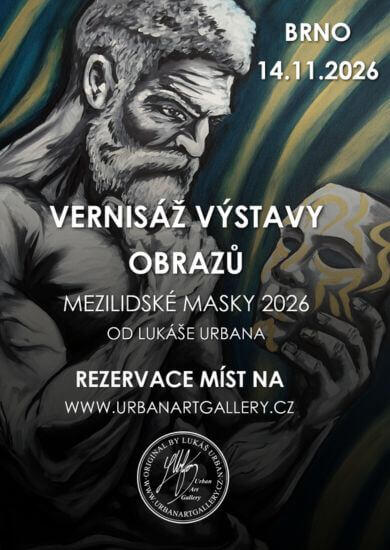 Slavnostní vernisáž nové kolekce obrazů Mezilidské masky na hradě Špilberk v Brně. KULTINO*