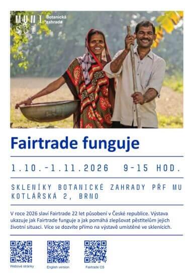 Panelová výstava Fairtrade funguje v subtropickém skleníku Botanické zahrady PřF MU v Brně. KULTINO*