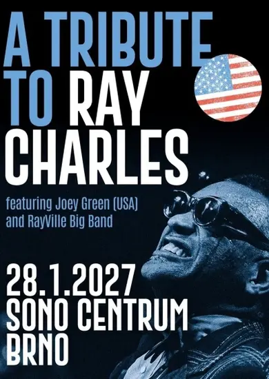 A Tribute to Ray Charles: Joey Green (USA) and RayVille Big Band, Sono Centrum Brno. KULTINO*