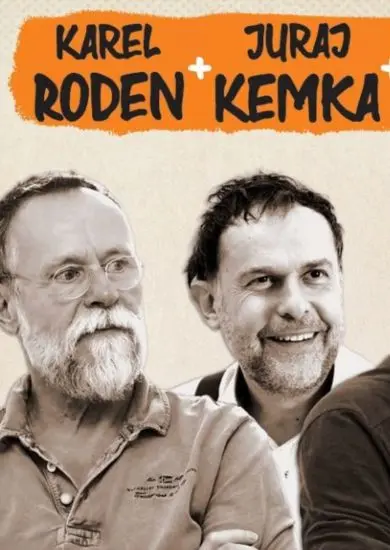 Karel Roden a Juraj Kemka na plakátu komedie Ach ty naše ženy, která má brněnskou premiéru v Divadle Bolka Polívky. KULTINO*