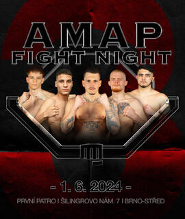 Akce AMAP Fight Night III, První Patro Brno. Magazín KULTINO* Brno