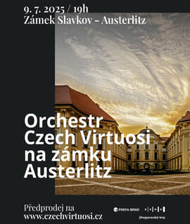 Hudba Orchestr Czech Virtuosi na zámku Slavkov, zámek Slavkov. Magazín KULTINO* Brno
