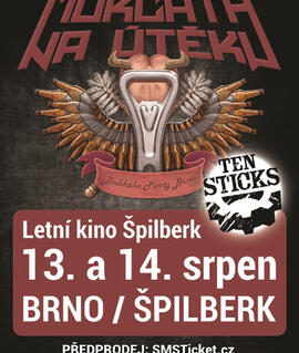 Hudba Morčata na útěku, Ten Sticks na Špilberku, Letní kino Špilberk. Magazín KULTINO* Brno