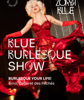 Akce Blue Burlesque Show, Cabaret des Péchés. Magazín KULTINO* Brno