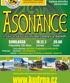 Hudba Asonance - vánoční koncert, KC Semilasso. Magazín KULTINO* Brno