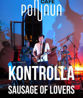 Hudba Kontrolla & Sausage of Lovers, Ponava Cafe. Magazín KULTINO* Brno