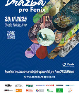 Akce Dražba pro Fenix 2025, divadlo Reduta. Magazín KULTINO* Brno
