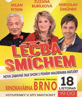 Akce Léčba smíchem - Talk show, klub Šelepka. Magazín KULTINO* Brno