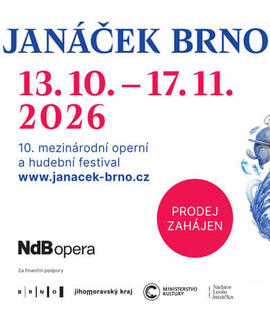 Festival Janáček Brno 2026, různá místa po Brně. Magazín KULTINO* Brno