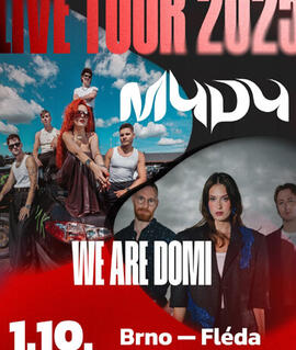Hudba Mydy + We Are Domi, Klub Fléda. Magazín KULTINO* Brno