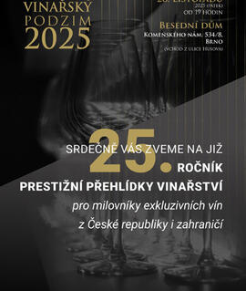 Akce Moravský vinařský podzim 2025, Besední dům. Magazín KULTINO* Brno