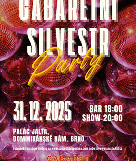 Akce Silvestr 2025, Cabaret des Péchés. Magazín KULTINO* Brno