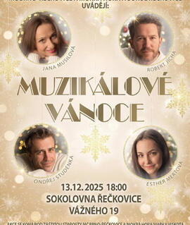 Hudba Muzikálové Vánoce, Sokolovna Řečkovice. Magazín KULTINO* Brno