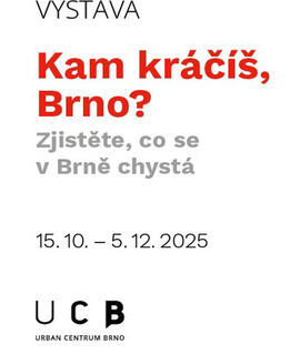 Výstava Kam kráčíš, Brno?, Urban Centrum Brno. Magazín KULTINO* Brno