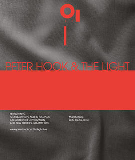 Hudba Peter Hook & The Light (UK), Klub Fléda. Magazín KULTINO* Brno