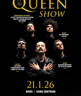 Hudba QUEENSHOW, SONO Centrum. Magazín KULTINO* Brno