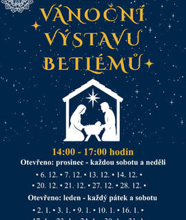 Akce VÁNOČNÍ VÝSTAVA BETLÉMŮ v Muzeu města Letovice, Muzeum města Letovice. Magazín KULTINO* Brno