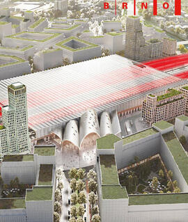 Výstava VRT & ŽUB: Rychlovlaky v Brně, Urban Centrum Brno. Magazín KULTINO* Brno