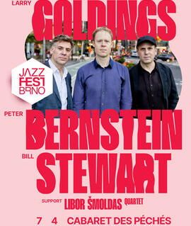 Hudba Larry Goldings, Peter Bernstein, Bill Stewart & Libor Šmoldas Quartet, JazzFestBrno. Magazín KULTINO* Brno