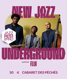 Hudba New Jazz Underground & flui, JazzFestBrno. Magazín KULTINO* Brno