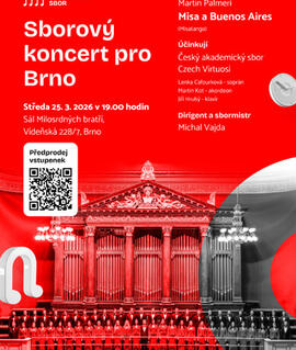Hudba Sborový koncert pro Brno, Konvent Milosrdných bratří. Magazín KULTINO* Brno