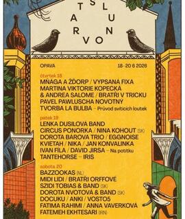 Rodinný hudební festival Slunovrat 2026, Opava, Glen Hansard, Bazookas, Mňága a Žďorp a Lenka Dusilová. KULTINO*