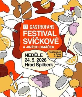 Gastrofans Festival svíčkové a jiných omáček na Špilberku, vaří šéfkuchaři Vojta Fňukal, Sergio Bellini, Natalie Benk, hrají Ukulele Troublemakers a Martin Kudla. KULTINO*