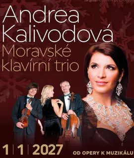 Novoroční koncert v Besedním domě v Brně, zpívá operní pěvkyně Andrea Kalivodová, doprovází Moravské klavírní trio ve složení Jana Ryšánková, Jiří Jahoda a Miroslav Zicha. KULTINO*