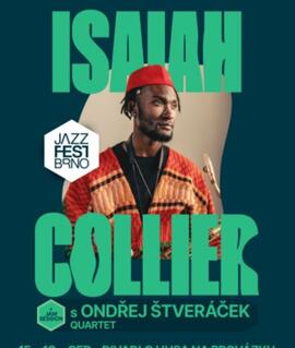 Americký saxofonista Isaiah Collier během energického jazzového koncertu a následná otevřená jam session s Ondřejem Štveráčkem v brněnském Divadle Husa na Provázku. KULTINO*