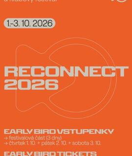 Živý rockový koncert zahraničních kapel v brněnském klubu Kabinet MÚZ během showcase festivalu a konference RECONNECT 2026. KULTINO*