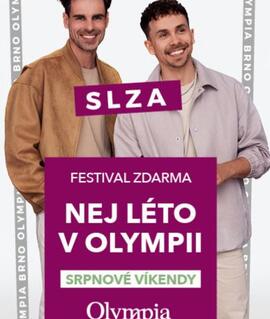 Letní rodinný areál NEJ LÉTO v parku za nákupním centrem Olympia Brno s písečnou pláží, lehátky a volejbalovými kurty. KULTINO*