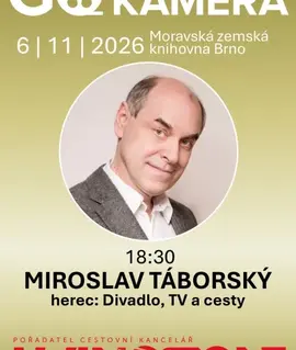 GO Kamera 2026, Miroslav Táborský, Moravská zemská knihovna Brno. KULTINO*