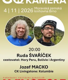 GO Kamera 2026, Ruda Švaříček a Jozef Macko, Moravská zemská knihovna Brno. KULTINO*
